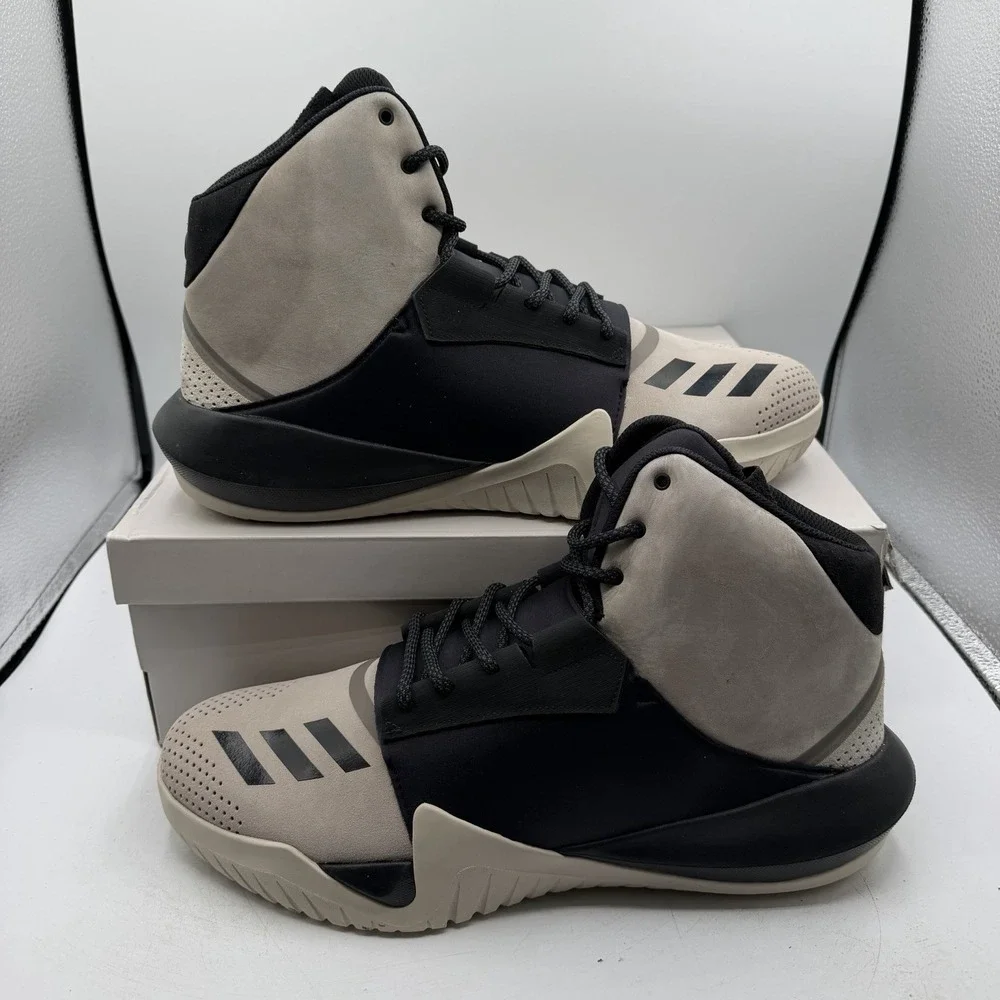 Adidas Day One ADO Crazy Team Shoes Men 10 Clay Brown Basketball Sneakers BY2869